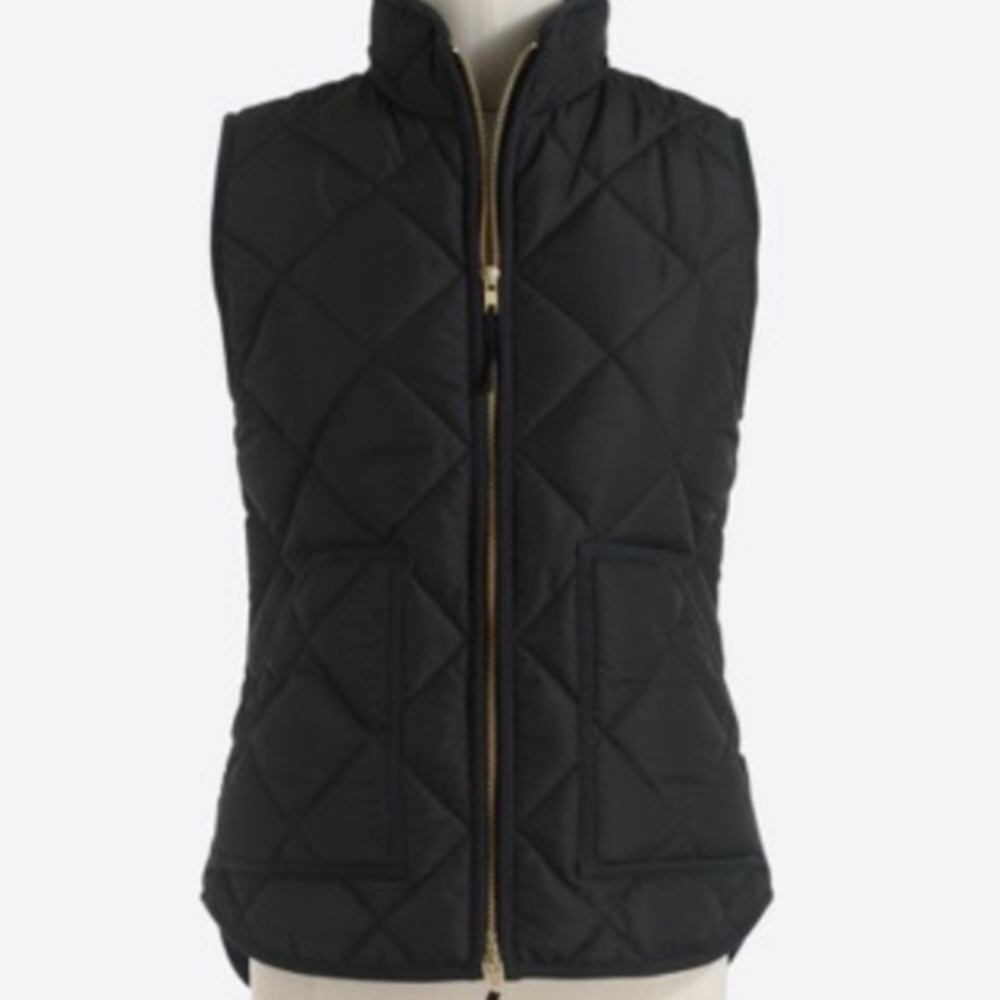 J.Crew Black Quilted Puffer Vest 🖤